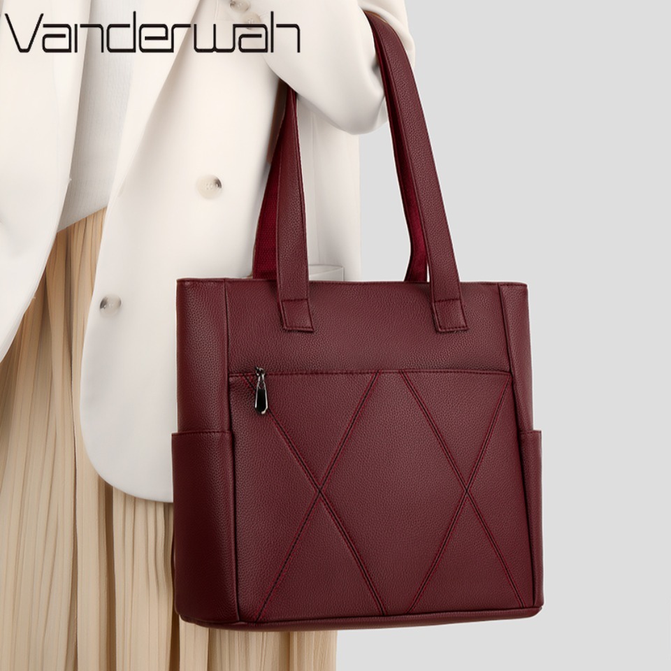 Luxury Bags Trend 2025 - Genuine High Quality Leather Casual Tote