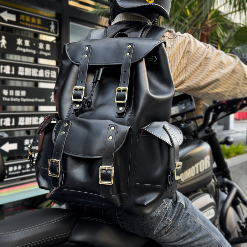 New Arrivals Leather Backpack  - огляд і ціна Luxury Bags For School