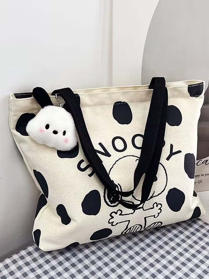 Cartoon Snoopy Canvas Shoulder - огляд і ціна Shoulder Bag Slouchy