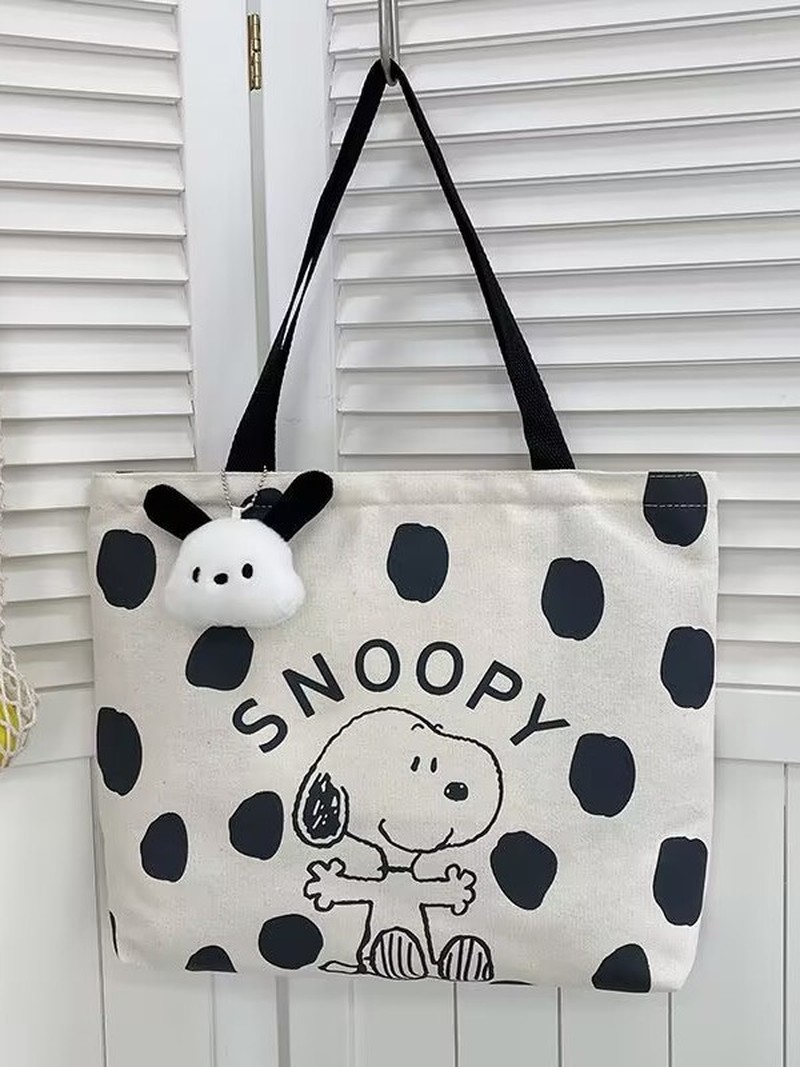 Cartoon Snoopy Canvas Shoulder - огляд і ціна Shoulder Bag Slouchy