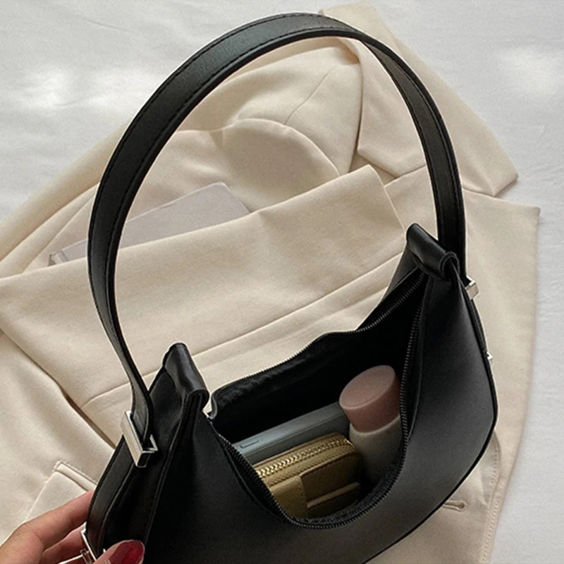 Women's Underarm Bag Luxurious - огляд і ціна Accordion Wallet Zip