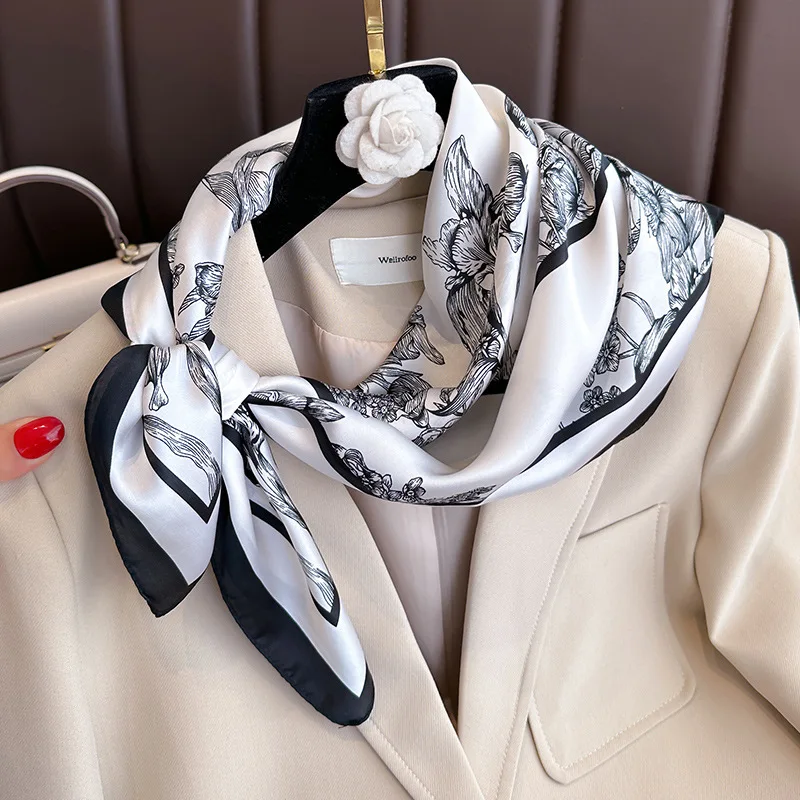 70*70cm Luxury Floral Print Si - огляд і ціна Luxury Bags Online
