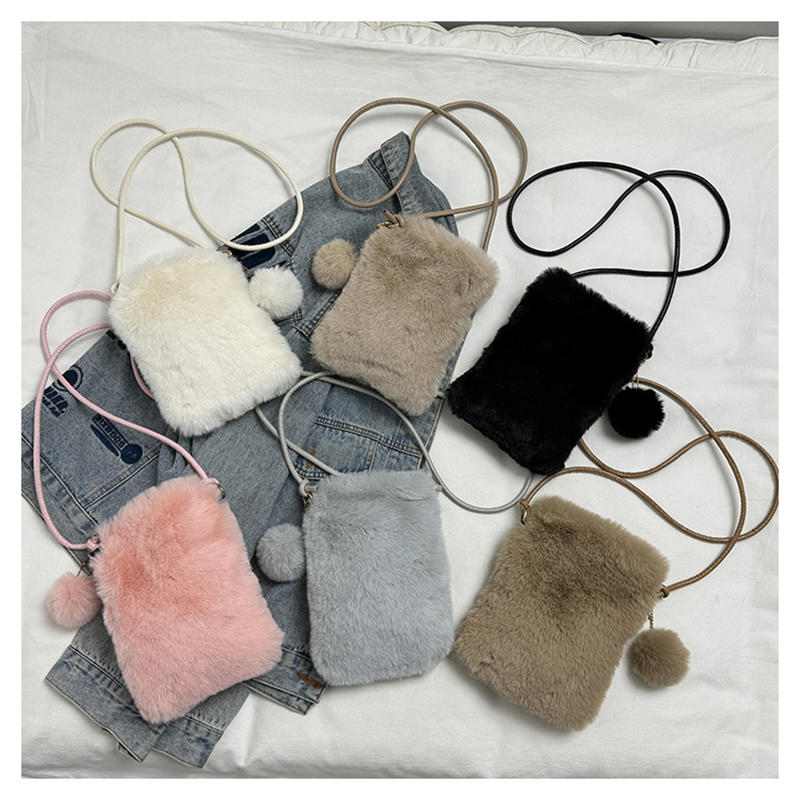 Plush Phone Bag Autumn and Win - огляд і ціна Accordion Wallet Zip