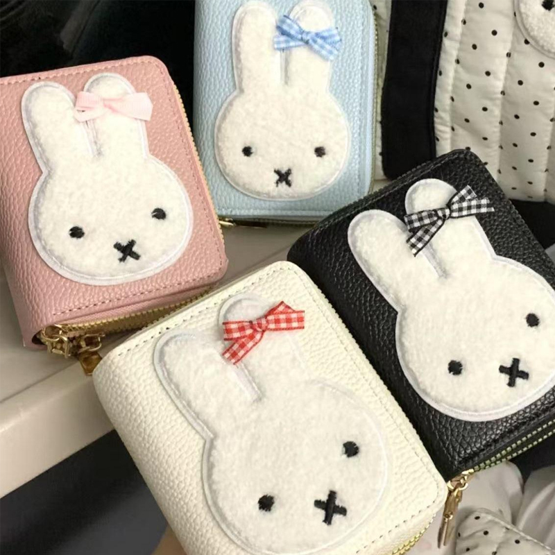 Miffy Cartoon Pattern Simple F - огляд і ціна Accordion Wallet Zip