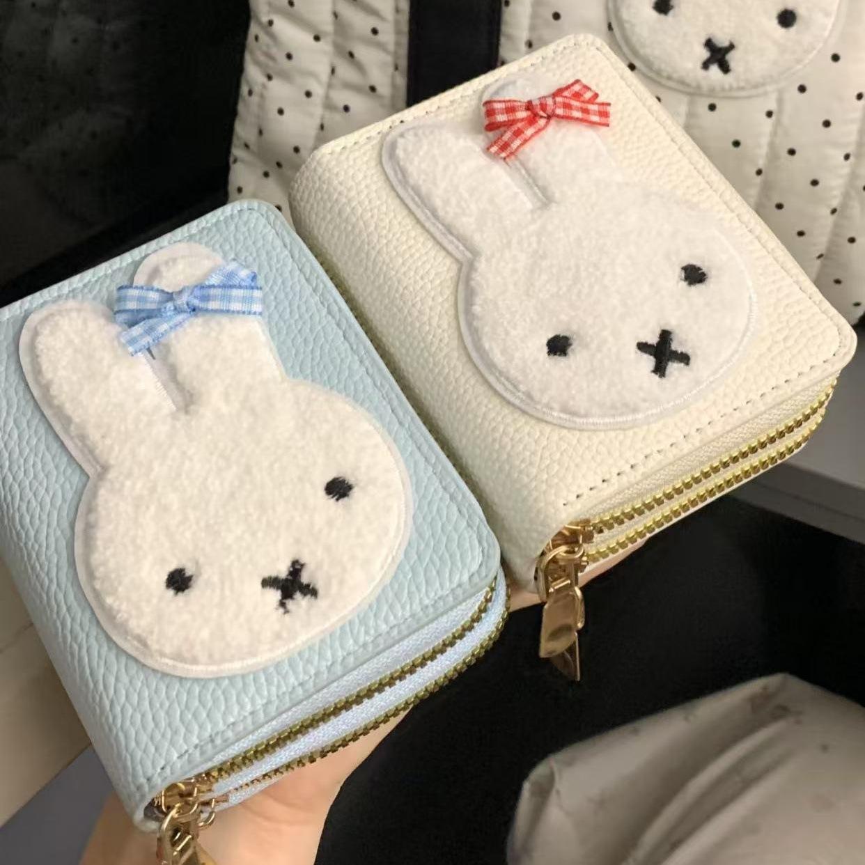 Miffy Cartoon Pattern Simple F - огляд і ціна Accordion Wallet Zip