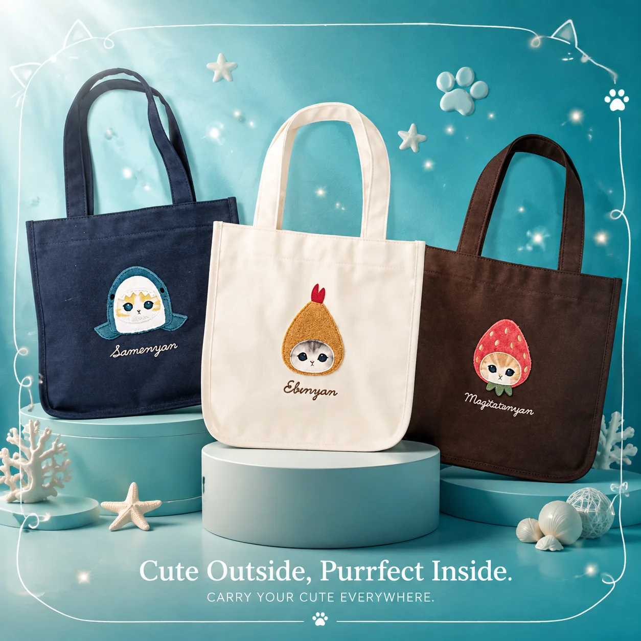 Japanese Mofusand Same Style N - огляд і ціна Shoulder Bag Slouchy